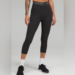 Lulu Lemon 21” HR Train Crop Leggings